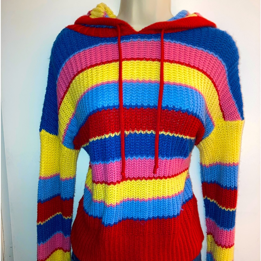 Derek Heart Multicolor Knit Sweater